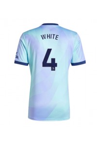 Arsenal Ben White #4 Voetbaltruitje 3e tenue 2024-25 Korte Mouw